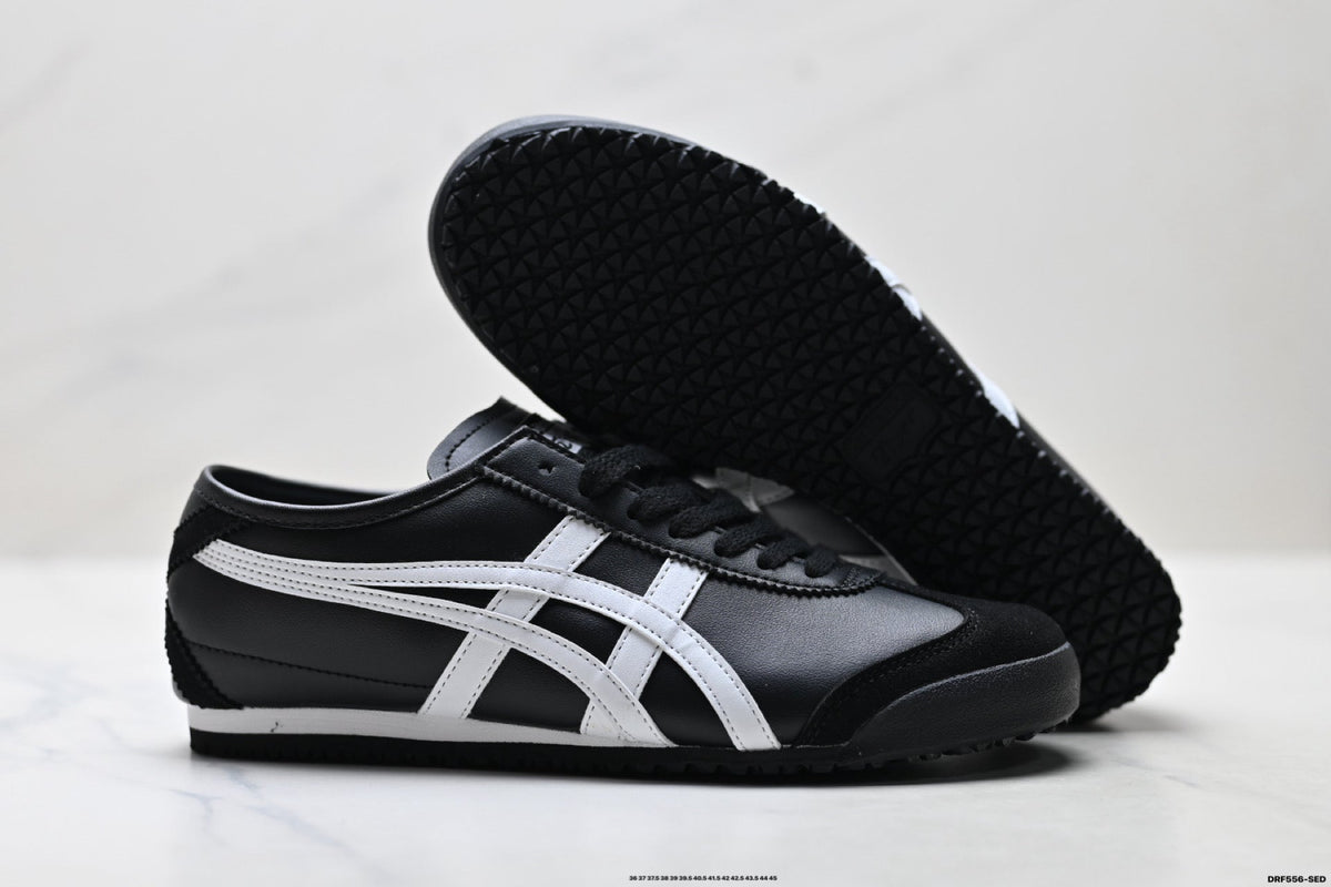 Onitsuka Tiger Retro Low Top Black White Unisex Shoes Style 22