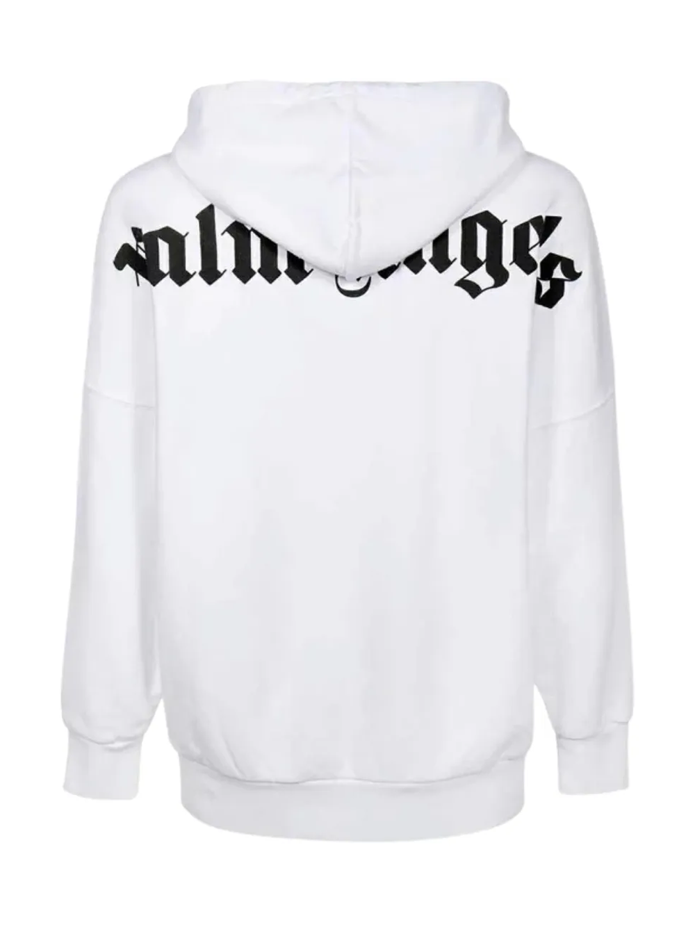 Palm Angels Classic Logo White Oversized Hoodie