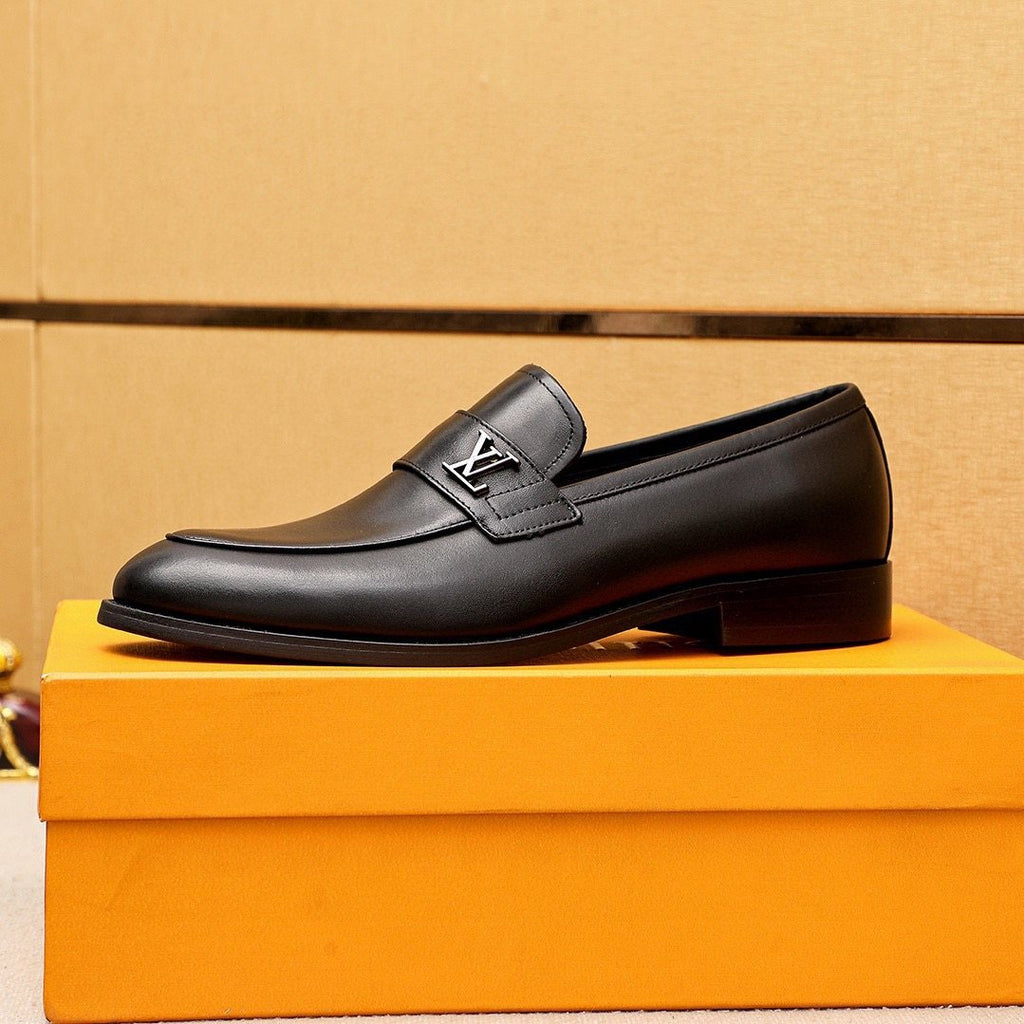 Louis Vuitton Black LV Hardware Loafers