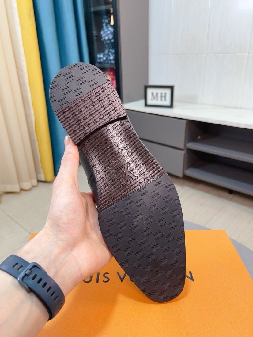 Louis Vuitton Leather Loafers