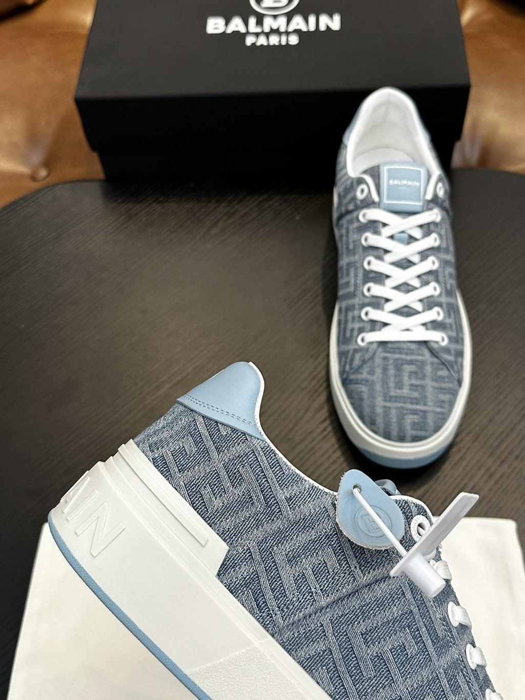 Balmain B-Skate Low-Top Sneakers