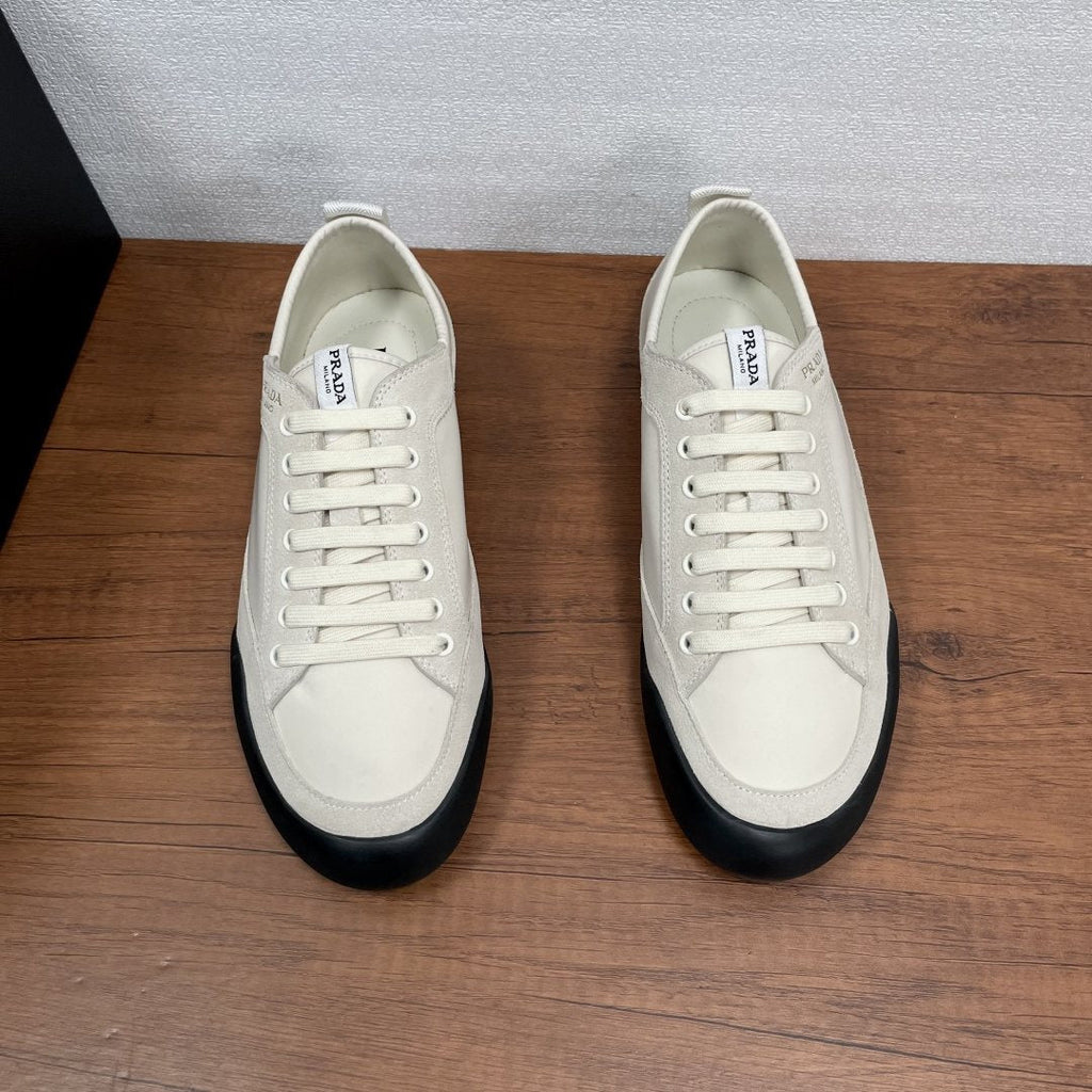 Prada Men's Speedrock Nylon and Suede Sneakers