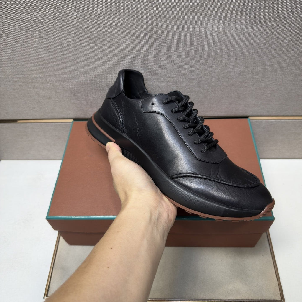 Loro Piana Men's Leather Casual Sneakers