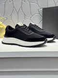 Zegna Knit Lace-Up Sneakers