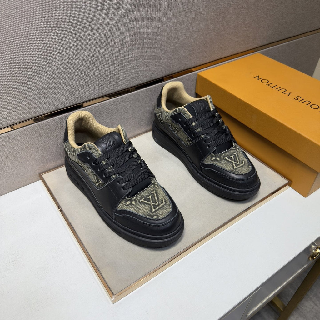 Louis Vuitton Men's Panel Low-Top Sneakers