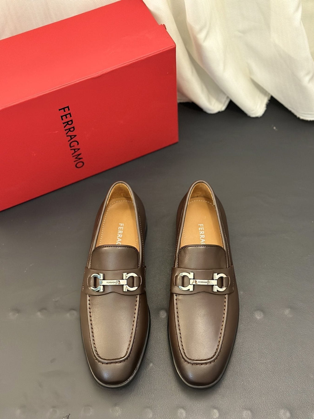 Ferragamo Metal-Bit Loafers
