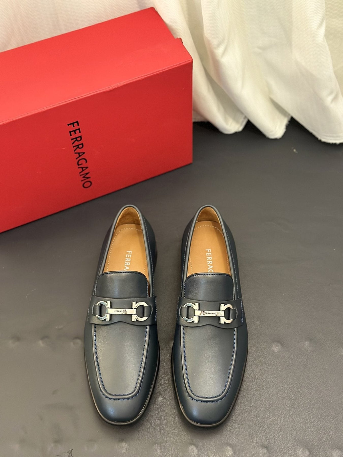 Ferragamo Metal-Bit Loafers