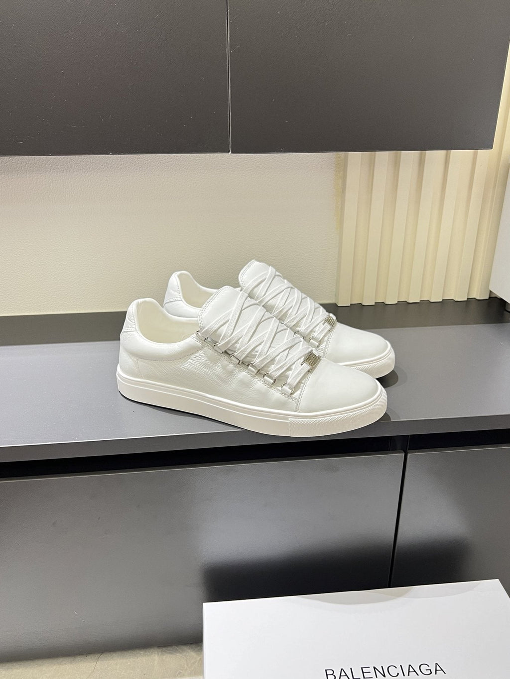 Balenciaga Metal-Bar Low-Top Sneakers