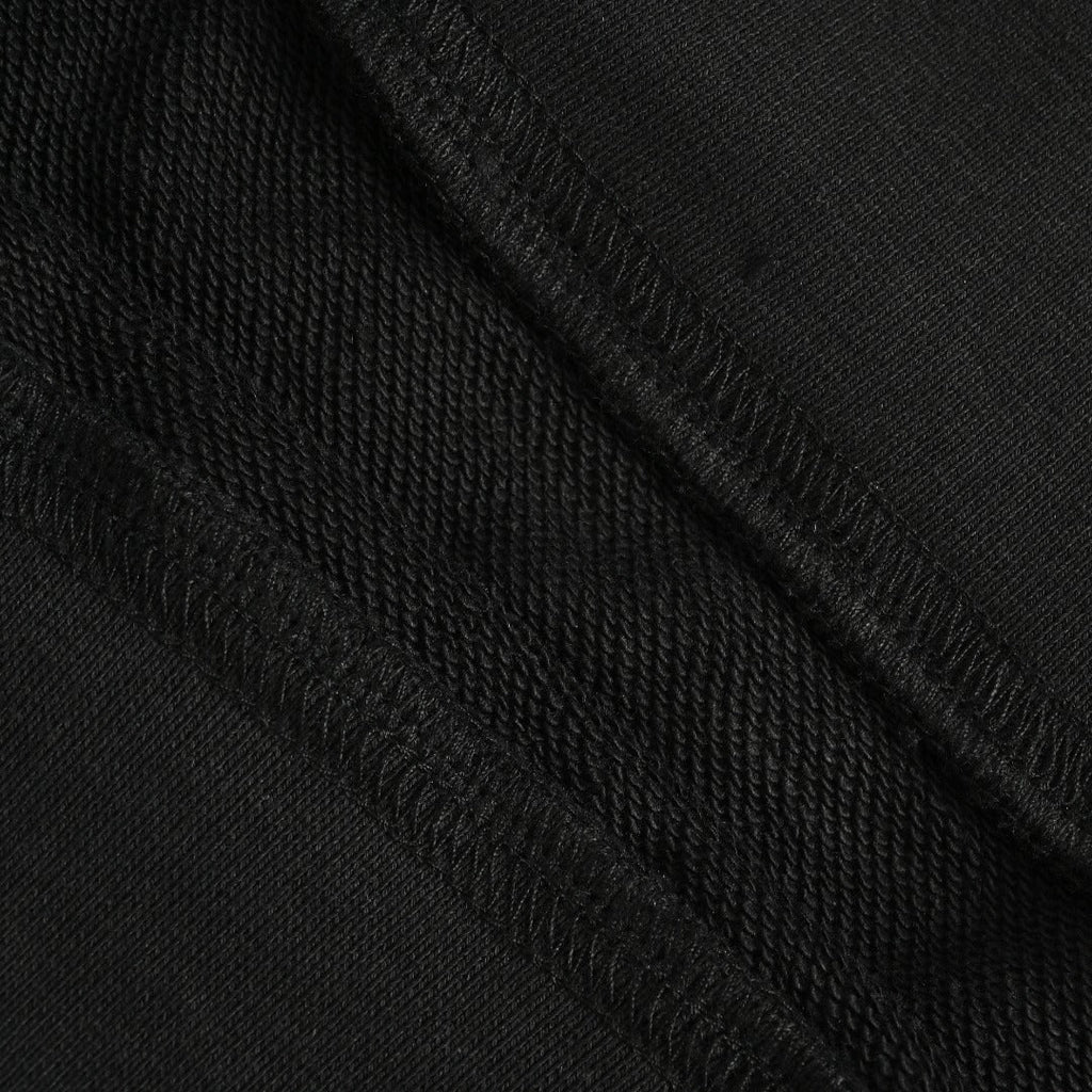 Moncler 26SS Classic Badge Embroidered Logo Crew Neck Sweatshirt — Black