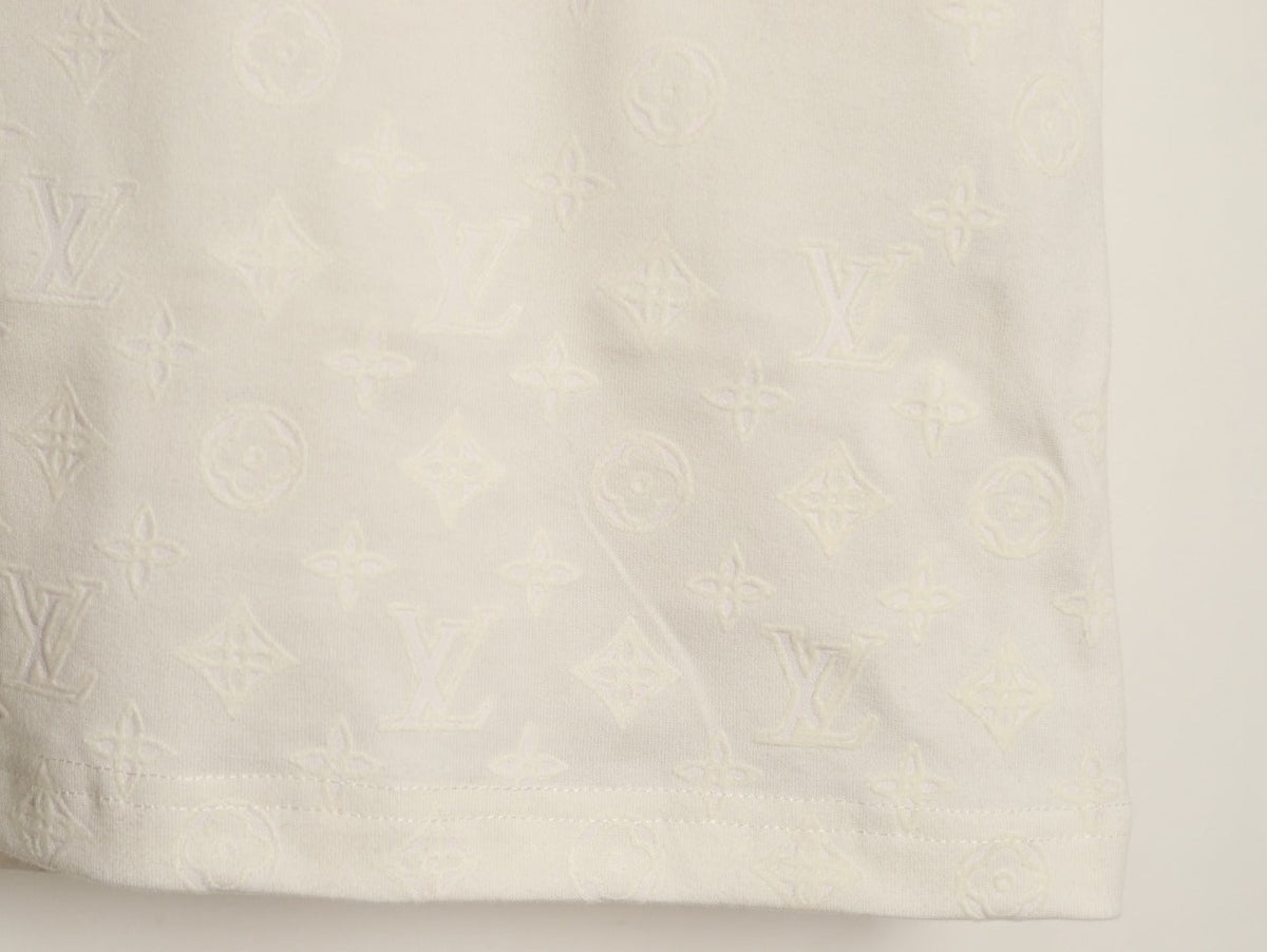 Louis Vuitton Subtle Tonal Front Graphic T-Shirt - Off-White