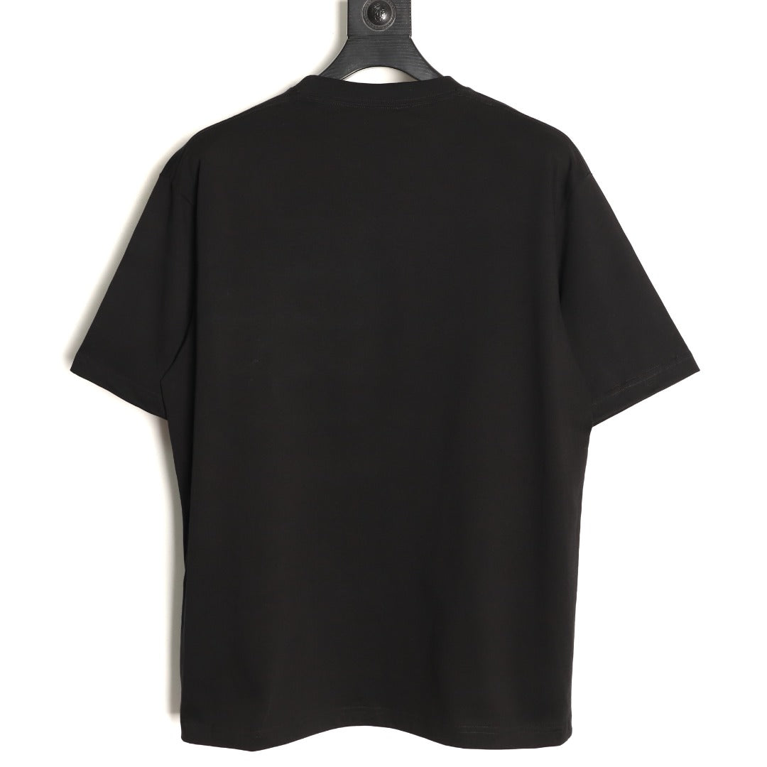 Louis Vuitton Graffiti-Style Chest-Lettering Short-Sleeve T-Shirt - Black